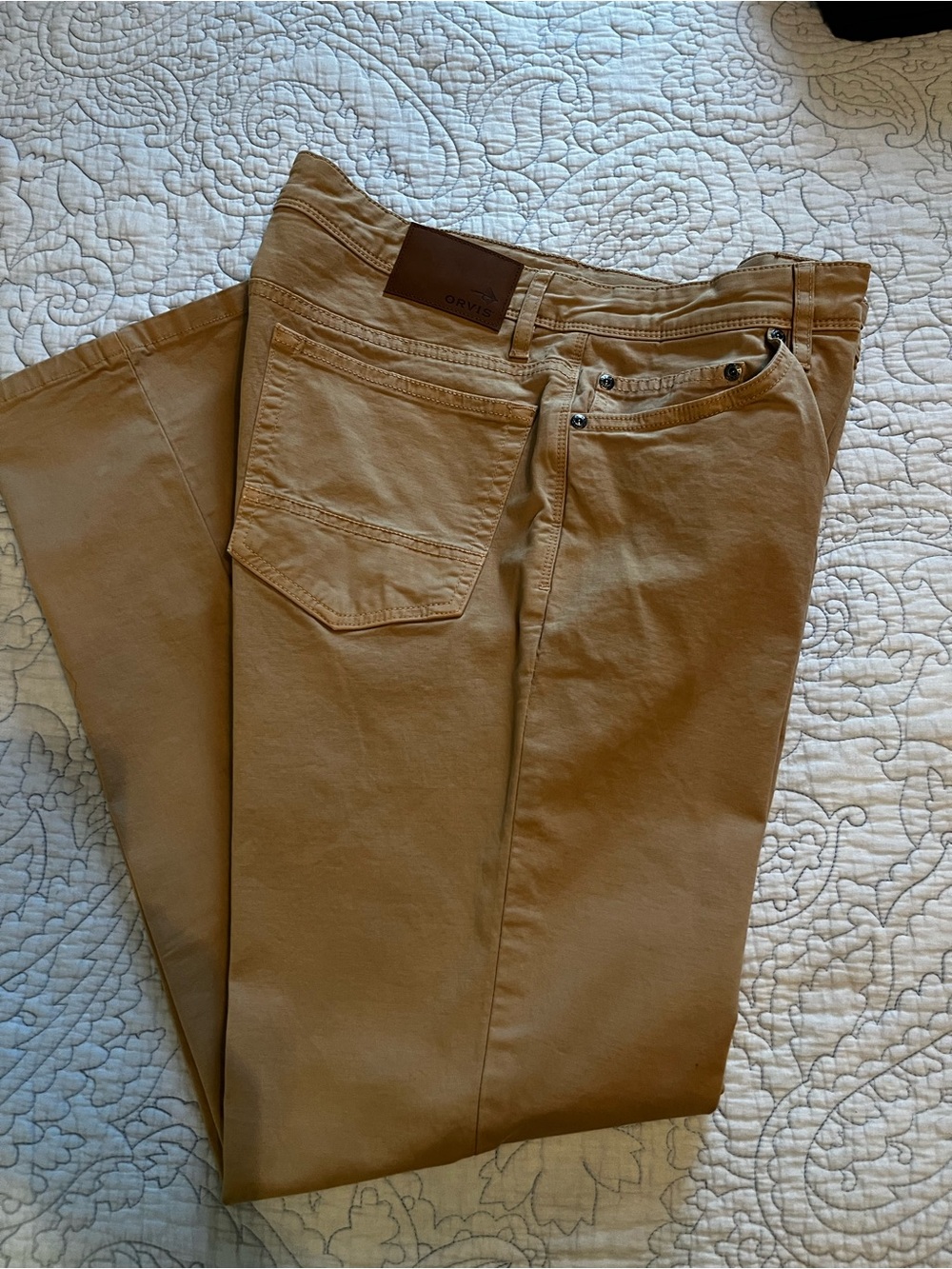 Orvis Men's Chinos in Tan